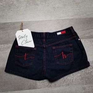 Tommy Hilfiger button fly denim shorts